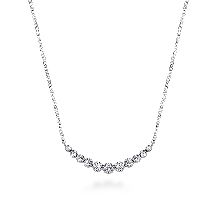 /home/earthtreasures/catalog.shopearthtreasures.com/imagedumplarge/EARTH_A6-04785.jpg 14K White Gold Gabriel Graduating Curved Bar Ne...