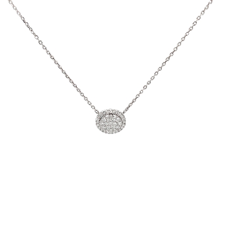 /home/earthtreasures/catalog.shopearthtreasures.com/imagedumplarge/EARTH_A6-04825.jpg 14K White Gold 17-18inch Pave Oval Necklace w/D...