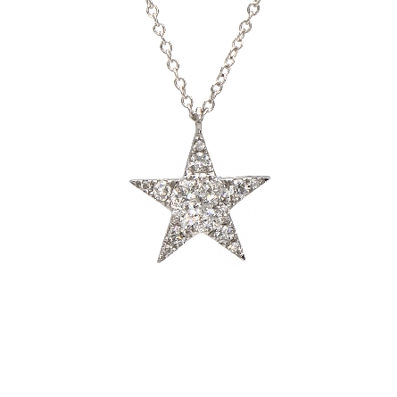 /home/earthtreasures/catalog.shopearthtreasures.com/imagedumplarge/EARTH_A6-04829.jpg 18K White Gold 16-18inch Pave Star Necklace w/D...