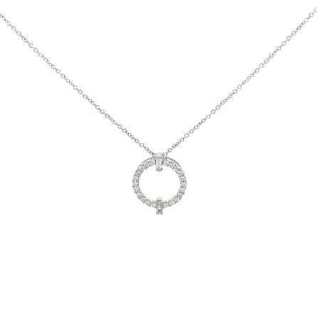 /home/earthtreasures/catalog.shopearthtreasures.com/imagedumplarge/EARTH_A6-04857.jpg 18K White Gold 16-18inch Circle Pendant Necklac...