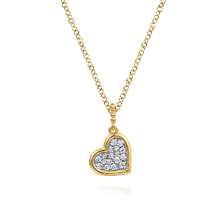 14K Yellow and White Gold Adjustable 15.5-17.5i...