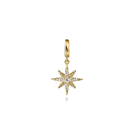14K Yellow Gold Gabriel Bujukan Enhancer Starbu...