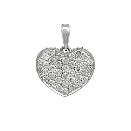 /home/earthtreasures/catalog.shopearthtreasures.com/imagedumplarge/EARTH_A7-201186.jpg 18K White Gold Pave Heart Pendant w/61Diams=.70...
