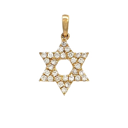 /home/earthtreasures/catalog.shopearthtreasures.com/imagedumplarge/EARTH_A7-201204.jpg 18K Yellow Gold 12mm Star of David Pendant w/30...