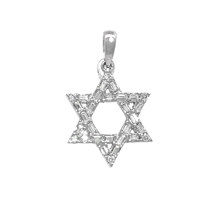 /home/earthtreasures/catalog.shopearthtreasures.com/imagedumplarge/EARTH_A7-201205.jpg 18K White Gold 12mm Star of David Pendant w/30D...