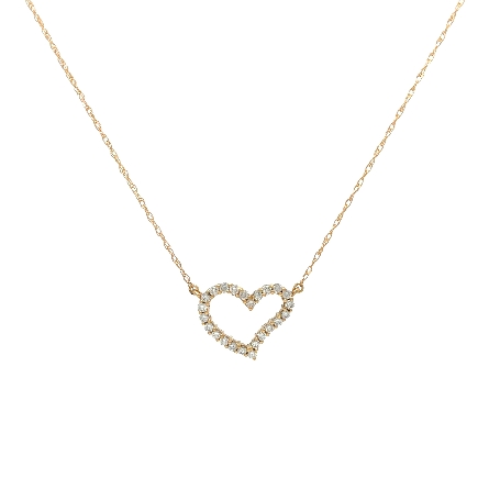 /home/earthtreasures/catalog.shopearthtreasures.com/imagedumplarge/EARTH_A7-201218.jpg 14K Yellow Gold 19inch Open Heart Necklace w/24...