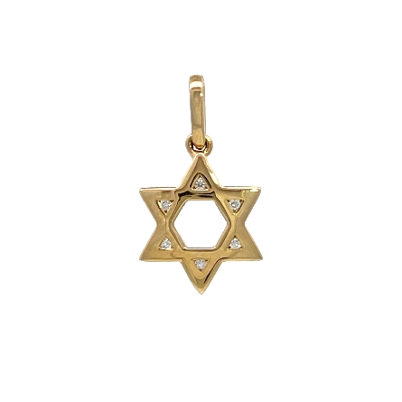 /home/earthtreasures/catalog.shopearthtreasures.com/imagedumplarge/EARTH_A7-201271.jpg 14K Yellow Gold Star of David Pendant w/6Diams=...