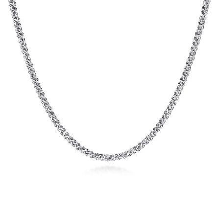 Sterling Silver 24inch Wheat Chain #NKM7011-24S...