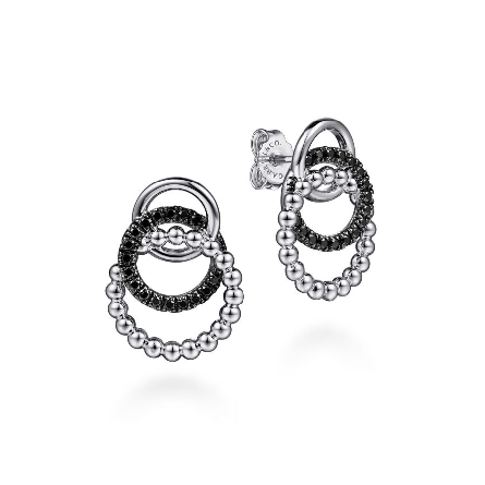 Sterling Silver Bujukan Triple Circle Earrings ...