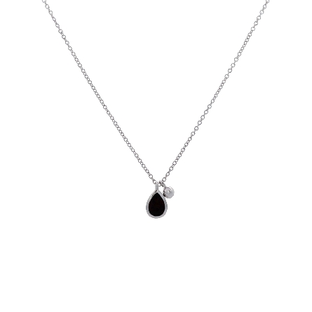 Sterling Silver Bujukan Pendant Necklace 15.5-1...