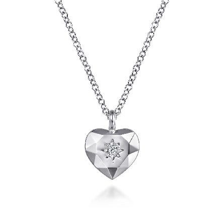 Sterling Silver Gabriel Adjustable 15.5-17.5inc...