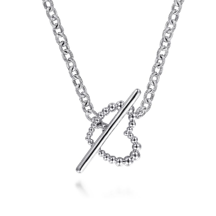 Sterling Silver Gabriel Bujukan 15.5-17.5inch H...