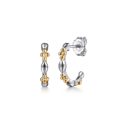 Sterling Silver and 14K Yellow Gold Gabriel 15m...