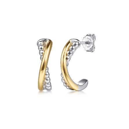 Sterling Silver and 14K Yellow Gold Gabriel 20m...