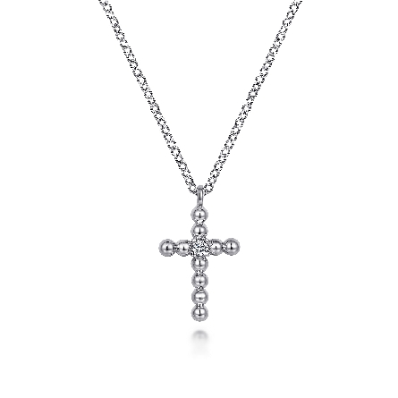 Sterling Silver Gabriel Bujukan Cross Necklace ...