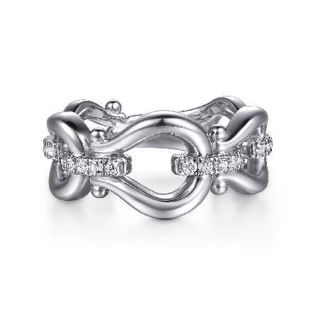 /home/earthtreasures/catalog.shopearthtreasures.com/imagedumplarge/EARTH_C13-04758.jpg Sterling Silver Gabriel Stirrup Link Chain Ring...