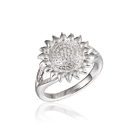 Sterling Silver Alamea Sunflower Ring Size 7 #8...