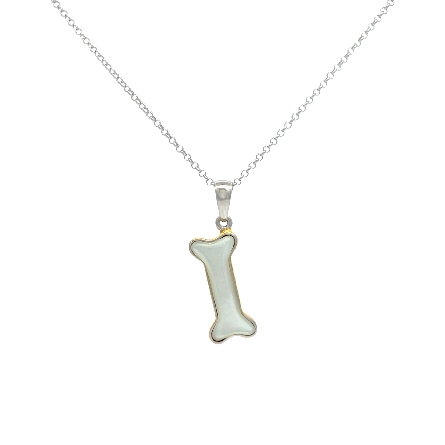 /home/earthtreasures/catalog.shopearthtreasures.com/imagedumplarge/EARTH_CC-01279.jpg Sterling Silver Mother of Pearl Dog Bone 18inch...