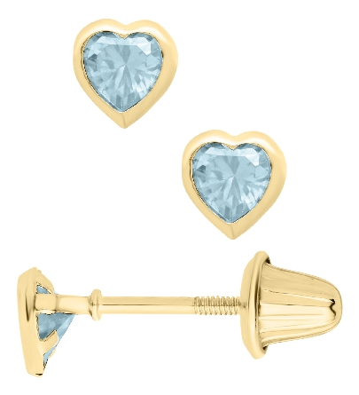 /home/earthtreasures/catalog.shopearthtreasures.com/imagedumplarge/EARTH_CC-01290.jpg 14K Yellow Gold Childs Light Blue CZ March Birt...