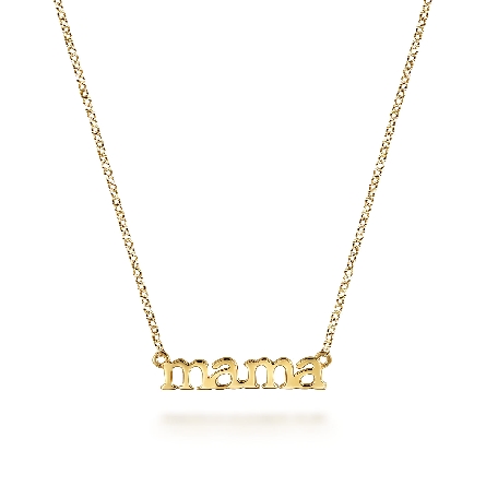 14K Yellow Gold Gabriel Adjustable 15.5-17.5inc...