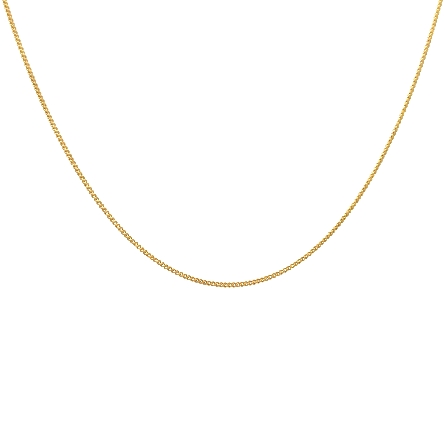 /home/earthtreasures/catalog.shopearthtreasures.com/imagedumplarge/EARTH_DB-04381.jpg 14K Yellow Gold 16inch Diamond Cut Curb Link Ch...