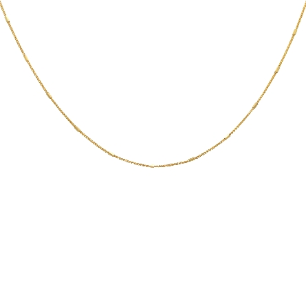 /home/earthtreasures/catalog.shopearthtreasures.com/imagedumplarge/EARTH_DC-04919.jpg 14K Yellow Gold 18inch Thin Diamond Cut Bar Sta...