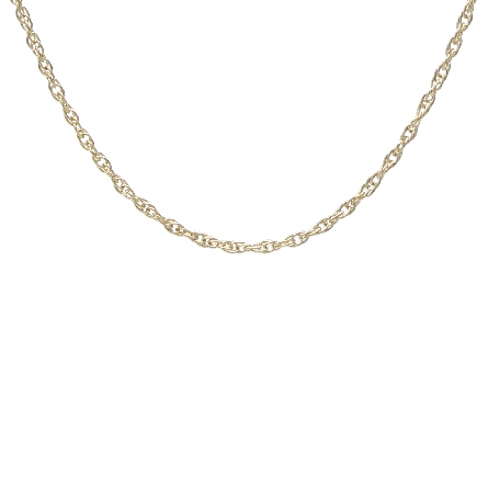 14K Yellow Gold 20inch Loose Rope Chain #13R-20