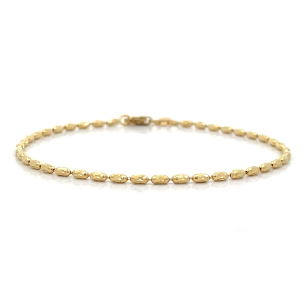 /home/earthtreasures/catalog.shopearthtreasures.com/imagedumplarge/EARTH_E-07394.jpg 14K Yellow Gold 7inch Ovalina Chain Bracelet #O...