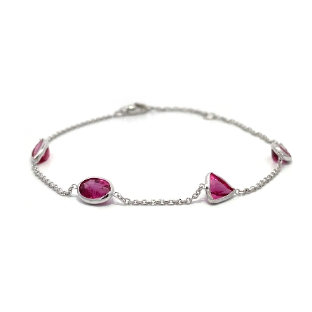 14K White Gold Adjustable 6.5-7inch By the Yard...