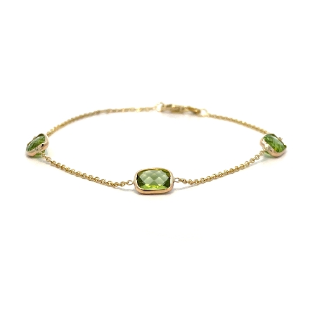 14K Yellow Gold Adjustable 6.5-7inch By the Yar...