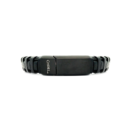 Stainless Steel Polished Black IP-Plated Cable ...