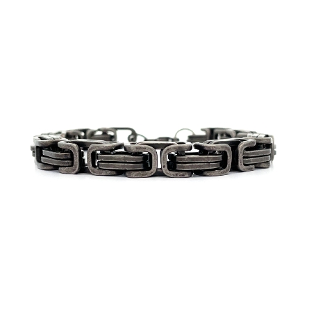 Stainless Steel Antiqued White Bronze Plated 8....