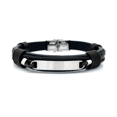 Stainless Steel Chisel  Polished Black and Brow...