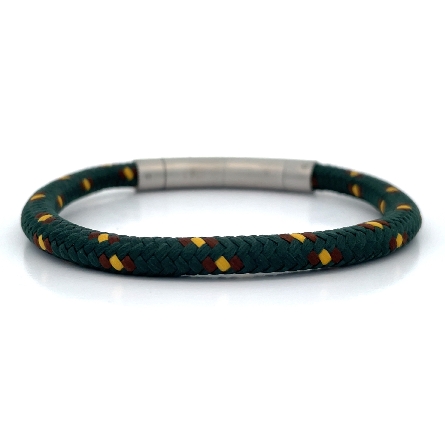 /home/earthtreasures/catalog.shopearthtreasures.com/imagedumplarge/EARTH_EE-00829.jpg Stainless Steel Green; Yellow and Brown Nylon A...