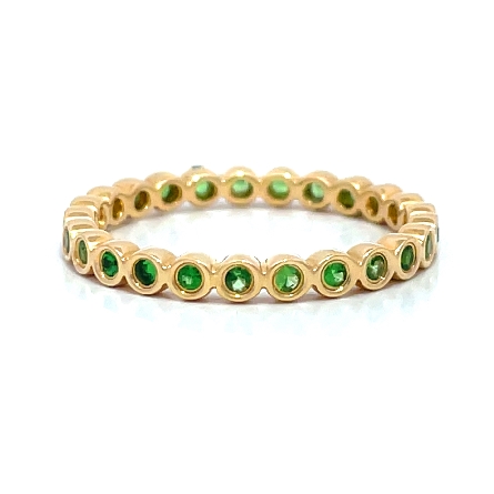 /home/earthtreasures/catalog.shopearthtreasures.com/imagedumplarge/EARTH_J2-00413.jpg 14K Yellow Gold Bezel Eternity Band w/25 Tsavor...