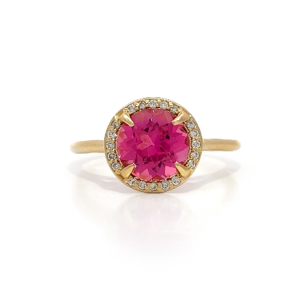 /home/earthtreasures/catalog.shopearthtreasures.com/imagedumplarge/EARTH_J21-00346.jpg 14K Yellow Gold Round Halo Fashion Ring w/1 Pin...