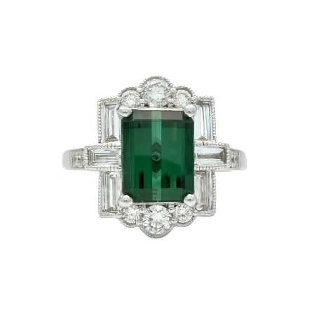 /home/earthtreasures/catalog.shopearthtreasures.com/imagedumplarge/EARTH_J21-00351.jpg 14K White Gold Halo Fashion Ring w/Green Tourma...