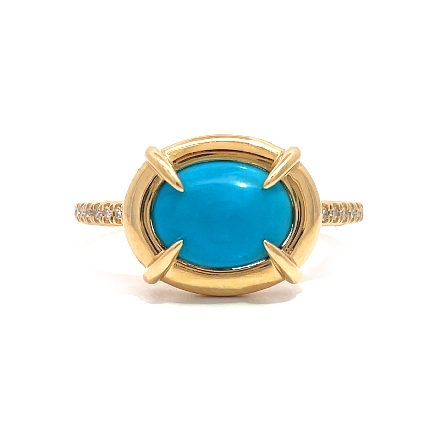 /home/earthtreasures/catalog.shopearthtreasures.com/imagedumplarge/EARTH_J22-00381.jpg 14K Yellow Gold Oval East to West Turqoise Ring...
