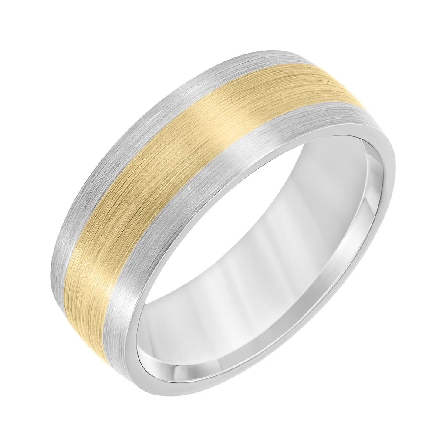 14K White Gold Primary and Yellow Gold Center 7...