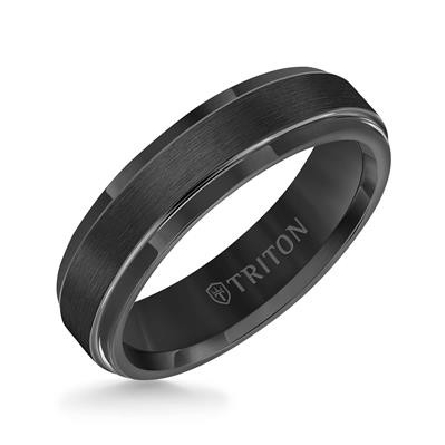 /home/earthtreasures/catalog.shopearthtreasures.com/imagedumplarge/EARTH_J24-200296.jpg Black Tungsten 6mm Comfort Fit Wedding Band Siz...
