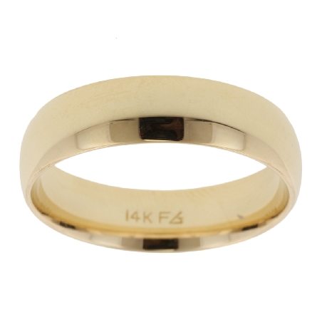 /home/earthtreasures/catalog.shopearthtreasures.com/imagedumplarge/EARTH_J24-200324.jpg 14K Yellow Gold Plain 6mm Comfort Fit Low Dome ...
