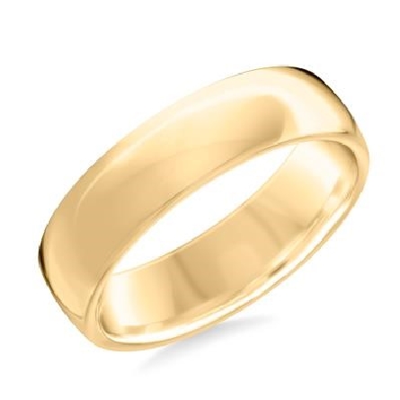 /home/earthtreasures/catalog.shopearthtreasures.com/imagedumplarge/EARTH_J24-200333.jpg 14K Yellow Gold 6mm Comfort Fit Band with a Eur...