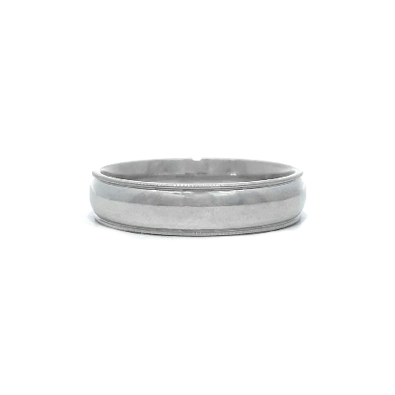 /home/earthtreasures/catalog.shopearthtreasures.com/imagedumplarge/EARTH_J24-200341.jpg 14K White Gold 5mm Milgrain Low Dome Comfort Fi...