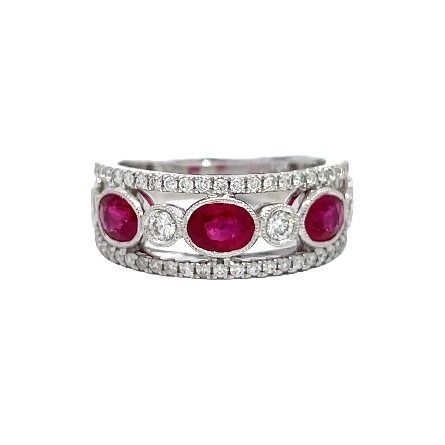 /home/earthtreasures/catalog.shopearthtreasures.com/imagedumplarge/EARTH_J3-01279.jpg 18K White Gold Milgrain Round and Oval Bezel Ba...