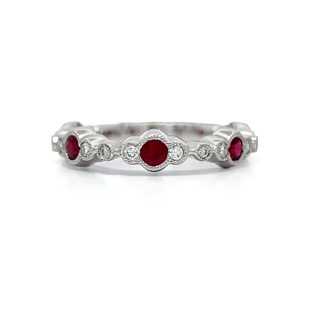 /home/earthtreasures/catalog.shopearthtreasures.com/imagedumplarge/EARTH_J3-01284.jpg 18K White Gold Milgrain Bezel Band w/Rubies=.45...