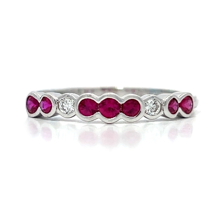 /home/earthtreasures/catalog.shopearthtreasures.com/imagedumplarge/EARTH_J3-01287.jpg 14K White Gold Cluster Bezel Ring w/Rubies=.31c...
