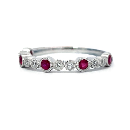 /home/earthtreasures/catalog.shopearthtreasures.com/imagedumplarge/EARTH_J3-01288.jpg 14K White Gold Milgrain Bezel Ring w/Rubies=.33...