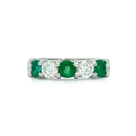 /home/earthtreasures/catalog.shopearthtreasures.com/imagedumplarge/EARTH_J4-00958.jpg 14K White Gold Alternating Prong Set Band w/2Di...