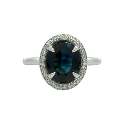 /home/earthtreasures/catalog.shopearthtreasures.com/imagedumplarge/EARTH_J5-01730.jpg 14K White Gold Oval Halo Fashion Ring w/1 Oval ...