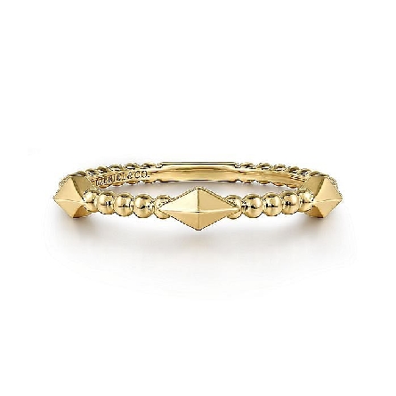 14K Yellow Gold Gabriel and Co Stackable Pyrami...